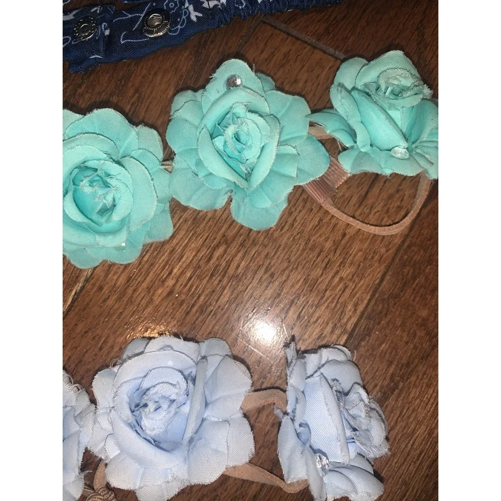 Justice Lot of 11 Girl's Accessories Head Bands And Scrunchies‎